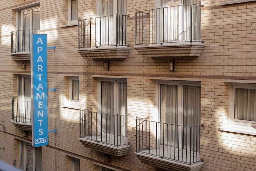 Apartamentos Santi Lloret de Mar Bagian luar foto